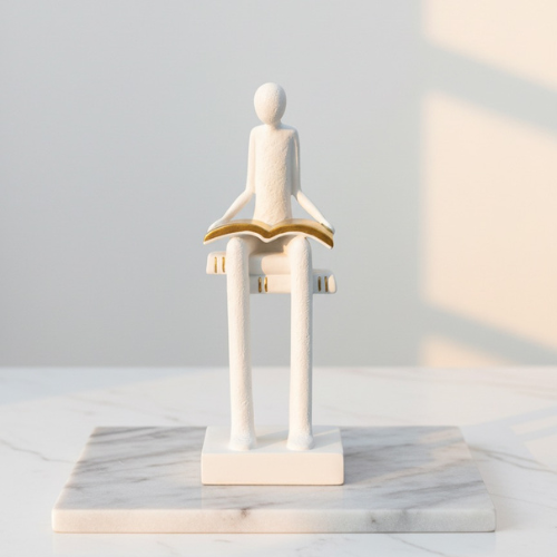Modern Reader Sculpture