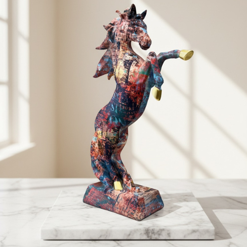 Colorful Unicorn Statue