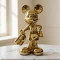 Golden Cartoon Mickey Mouse Figurine