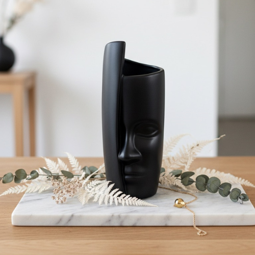 Modern Abstract Face Vase