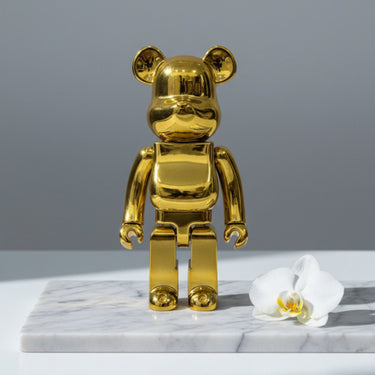 Gold Bearbrick Figurine